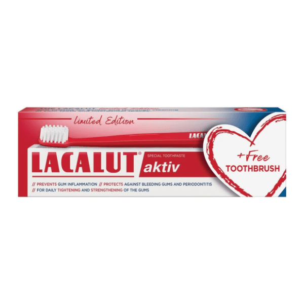 Pasta za zube LACALUT Aktiv Limited edition 75ml + četkica