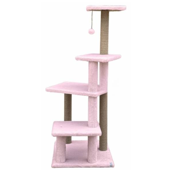 PAWS & WHISKERS Alessi grebalica za mačke 45x117x45cm pink
