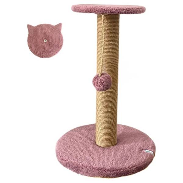 PAWS & WHISKERS Miene grebalica za mačke 30x42cm pink