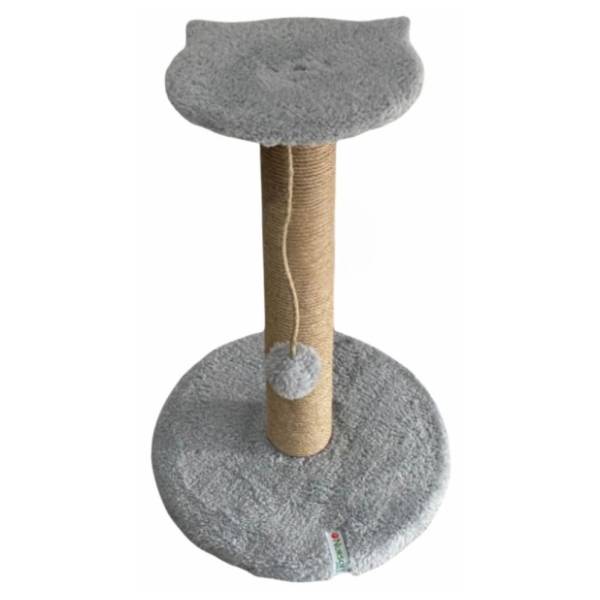 PAWS & WHISKERS Miene grebalica za mačke 40cm siva