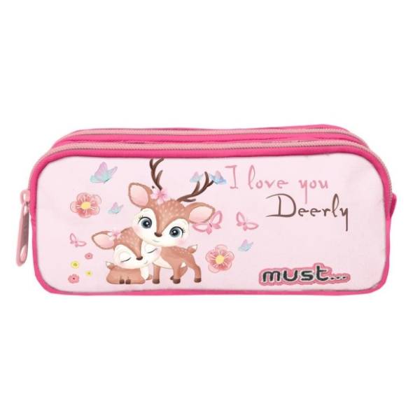 Pernica MUST Energy i love Deerly roze