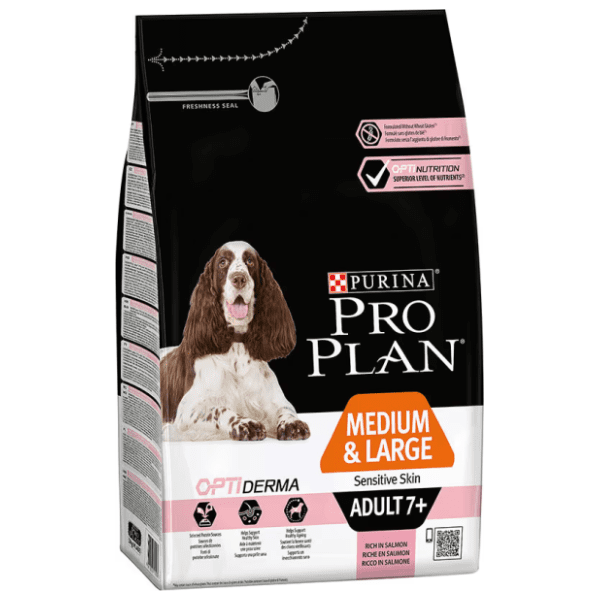 PURINA Pro Plan Medium & large adult 7+ sensitive skin 3kg