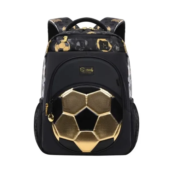 Ranac za školu anatomski S-COOL Gold football 40cm