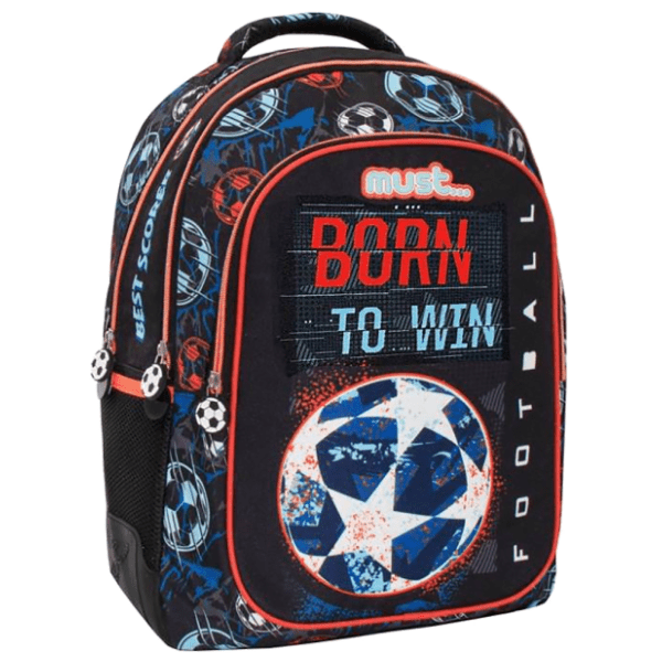 Ranac za školu MOJA KNJIŽARA Must born to win 