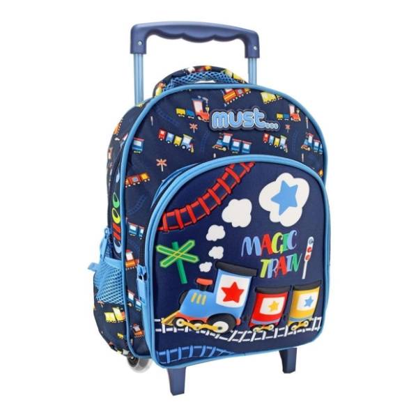 Ranac za školu MOJA KNJIŽARA Must magic train trolley