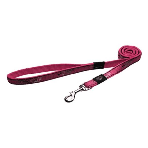ROGZ Pink bones povodac za pse L