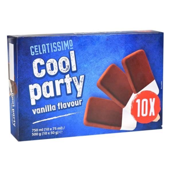 Sladoled GELATISSIMO Cool Party 10x75ml