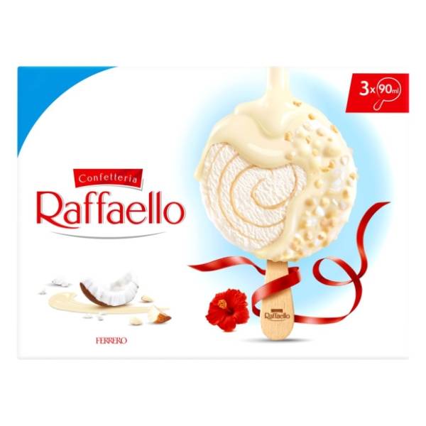 Sladoled RAFFAELLO 3x90ml