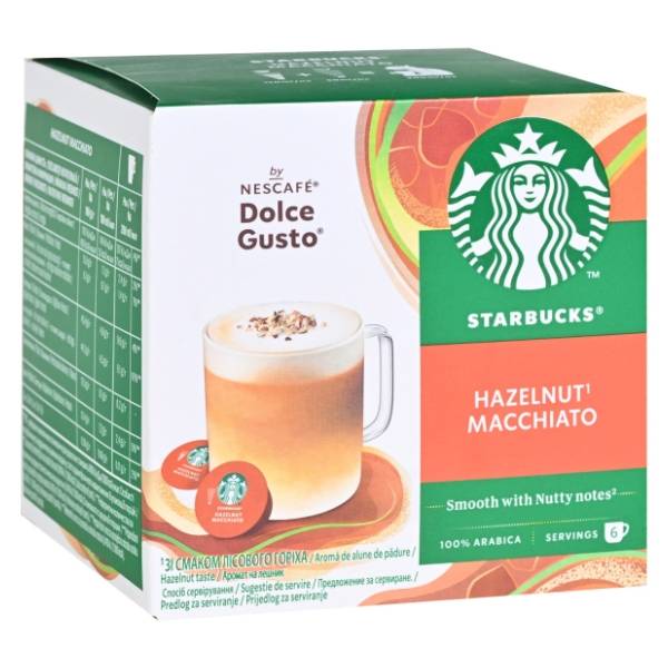 STARBUCKS hazelnut macchiato kapsule 123g 12kom