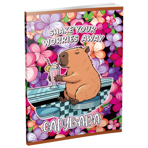 Sveska A5 karo OPTIMUM Capybara 52lista 1kom