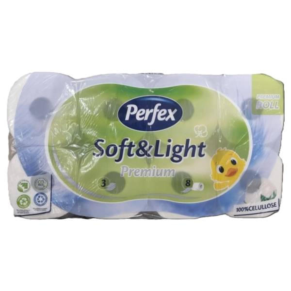 Toalet papir PERFEX soft & light premium 3sloja 8kom