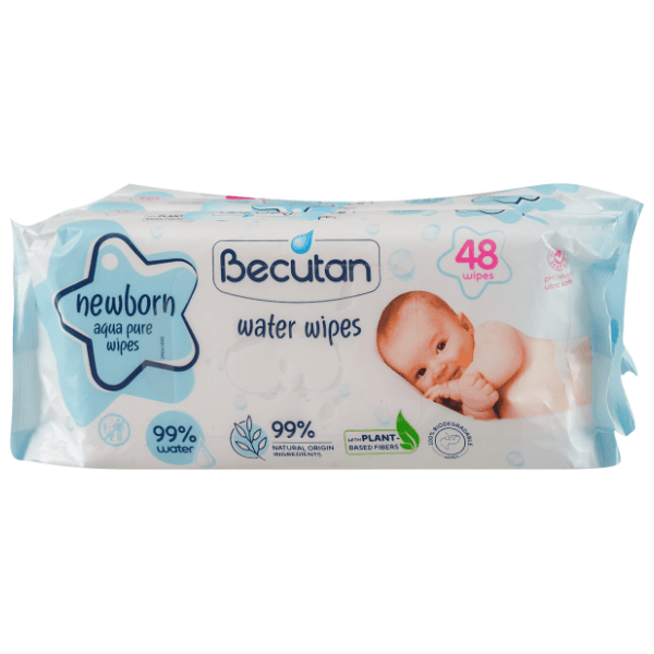 Vlažne maramice BECUTAN aqua pure 3x48kom