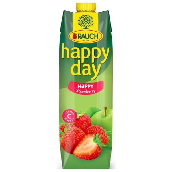 Voćni sok HAPPY DAY Family jagoda 1l