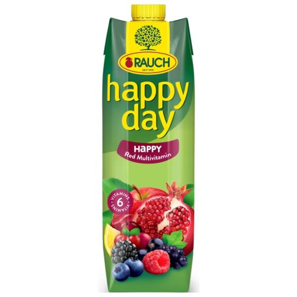 Voćni sok HAPPY DAY Family red multivitamin 1l