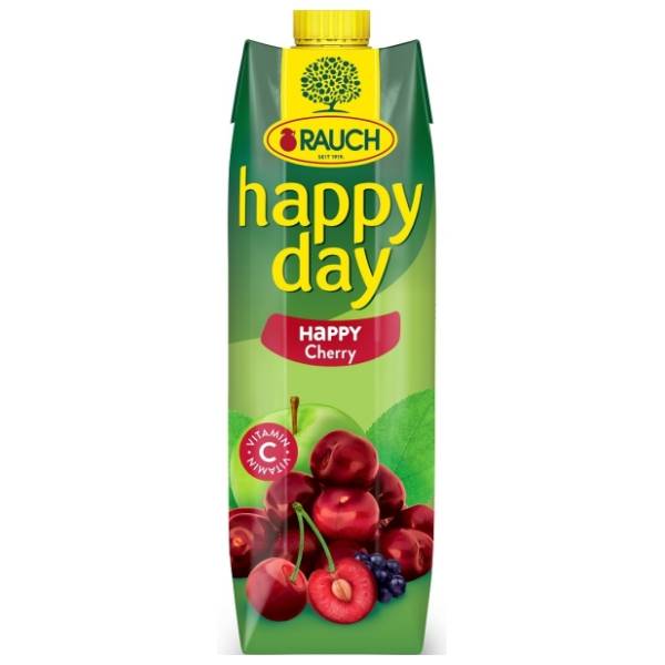 Voćni sok HAPPY DAY Family višnja 1l