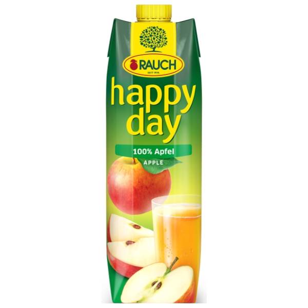 Voćni sok HAPPY DAY jabuka 100% 1l