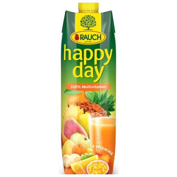Voćni sok HAPPY DAY multivitamin 100% 1l
