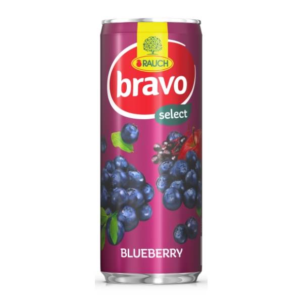 Voćni sok RAUCH Bravo borovnica 250ml