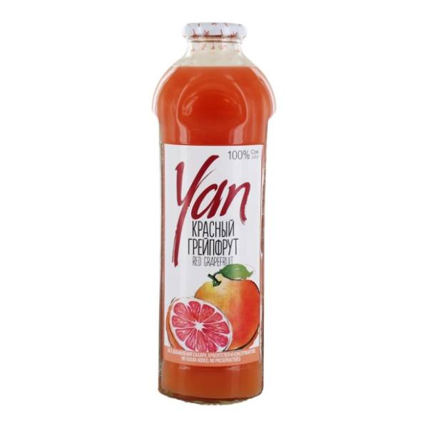 Voćni sok YAN grejpfrut 100% 930ml