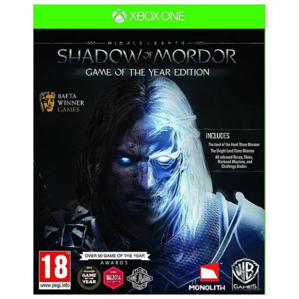 XBOX One Middle Earth: Shadow Of Mordor Game of the Year Edition
