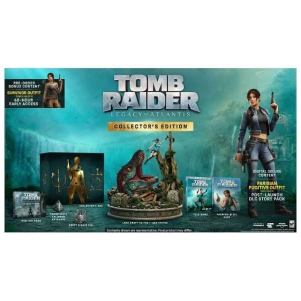 XBOX  Series X Tomb Raider Legacy Of Atlantis Collectors Edition