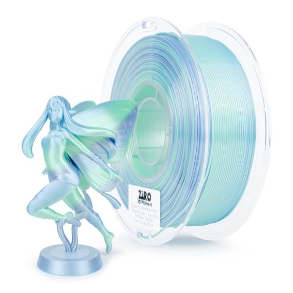 ZIRO Fast Gradient Silk PLA 1,75 mm Pure 3D filament
