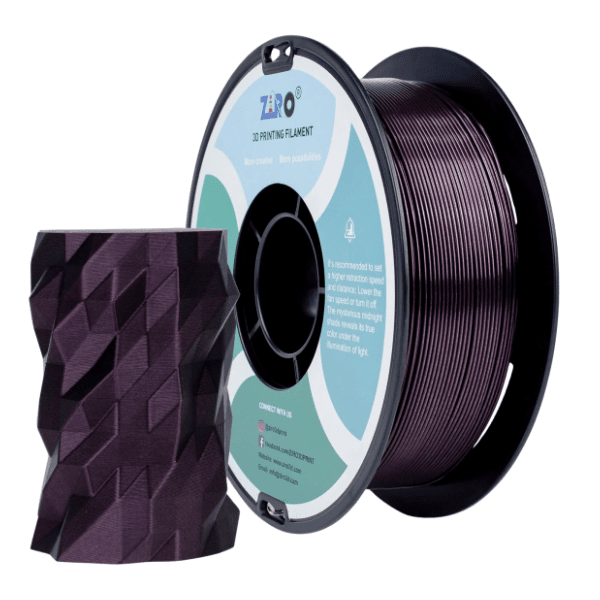 ZIRO Glitter Mystical PLA 1,75 mm Midnight Purple 3D filament