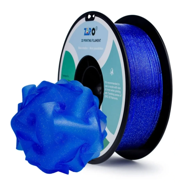 ZIRO Glitter Twinkling PLA 1,75 mm Starry Blue 3D filament
