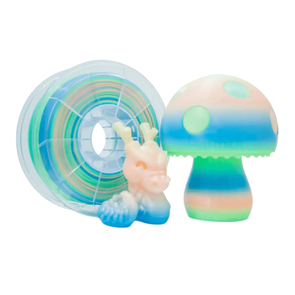 ZIRO Glow in Dark PLA 1,75 mm Rainbow 3D filament