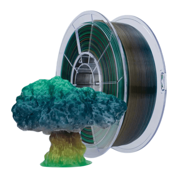ZIRO Gradient Translucent PLA 1,75 mm Spring 3D filament