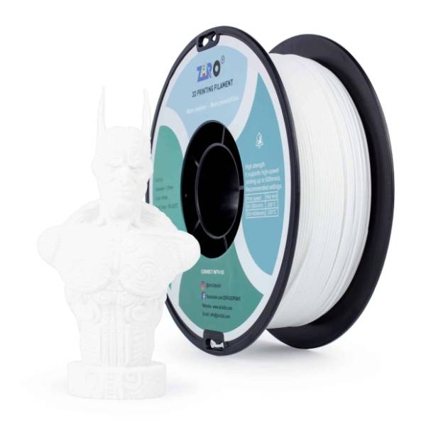 ZIRO High Speed PLA 1,75 mm White 3D filament