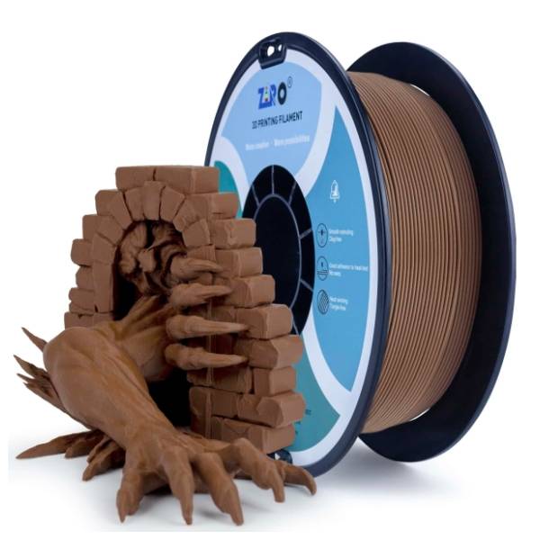 ZIRO Matte PLA 1,75 mm Chocolate 3D filament