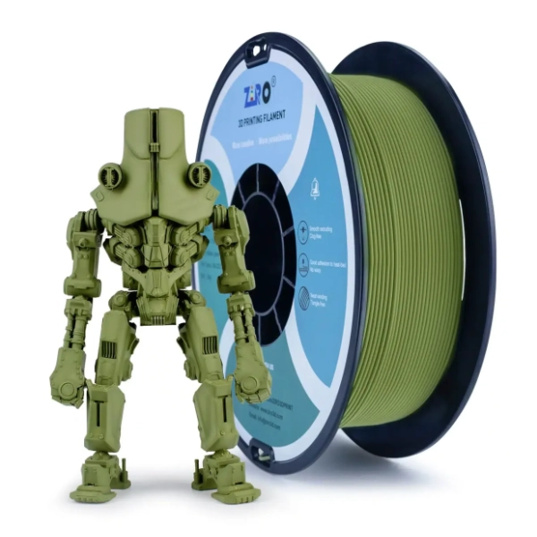 ZIRO Matte PLA 1,75 mm Military Green 3D filament