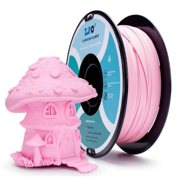 ZIRO Matte PLA 1,75 mm Pastel Pink 3D filament
