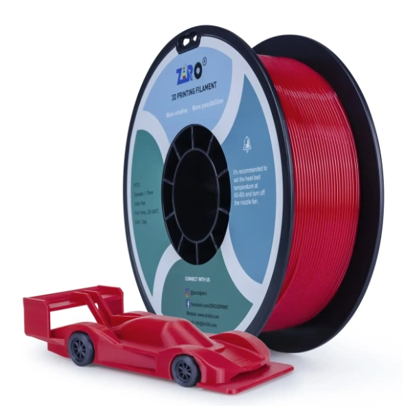 ZIRO PETG 1,75 mm Red 3D filament
