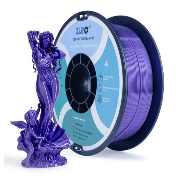 ZIRO Silk PLA 1,75 mm Blue 3D filament