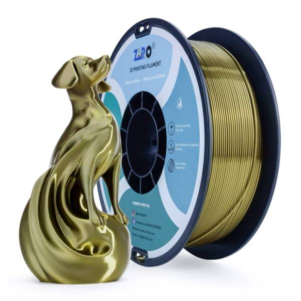 ZIRO Silk PLA 1,75 mm Bronze 3D filament