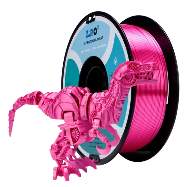ZIRO Silk PLA 1,75 mm Rose 3D filament