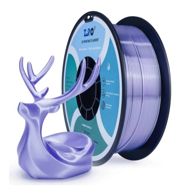 ZIRO Silk PLA 1,75 mm Violet 3D filament