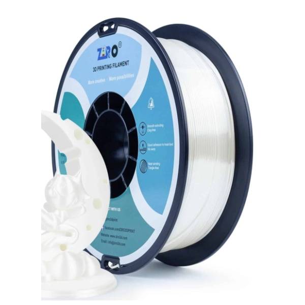 ZIRO Silk PLA 1,75 mm White 3D filament