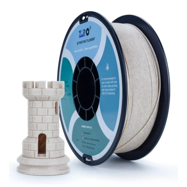ZIRO Stone PLA 1,75 mm Straw 3D filament