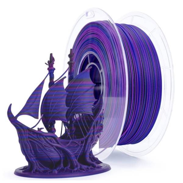ZIRO Stripes Matte PLA 1,75 mm Indigo Stripes 3D filament