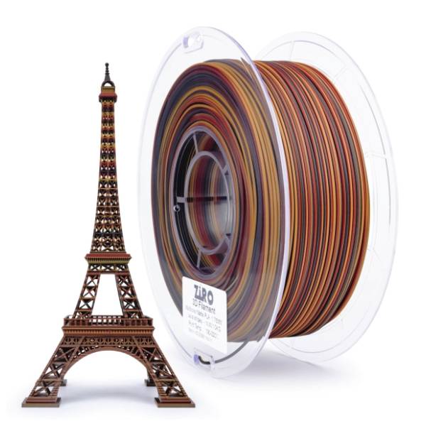 ZIRO Stripes Matte PLA 1,75 mm Lava Stripes 3D filament