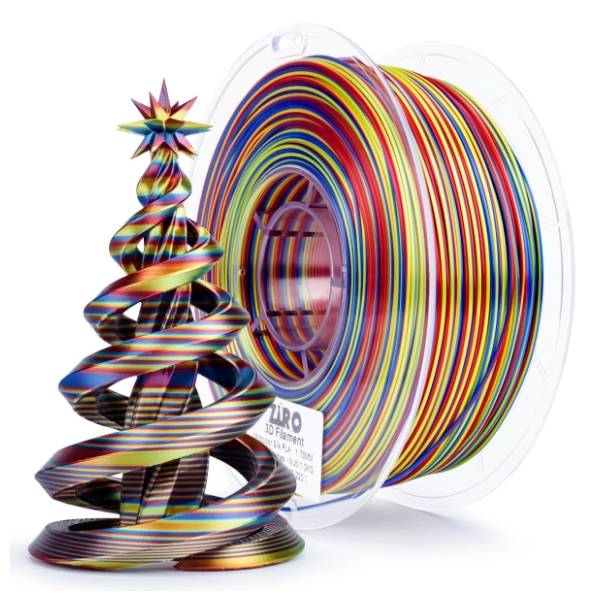 ZIRO Stripes Silk PLA 1,75 mm Firework Stripes 3D filament