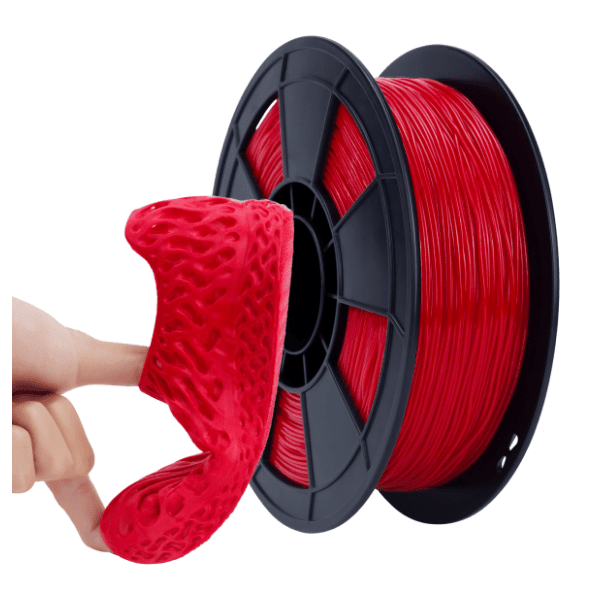 ZIRO TPU PLA 1,75 mm Red 3D filament