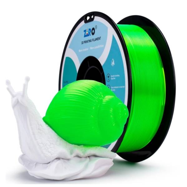 ZIRO Translucent PLA 1,75 mm Fluo Green 3D filament