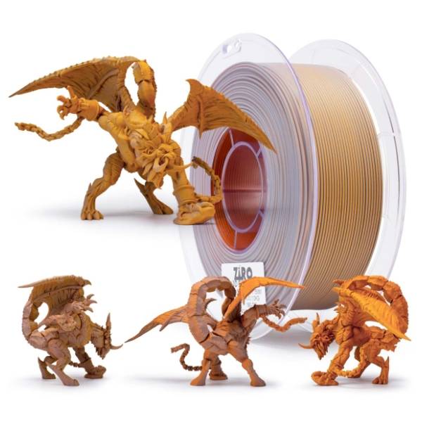 ZIRO Tri-Color Matte PLA 1,75 mm Desert 3D filament