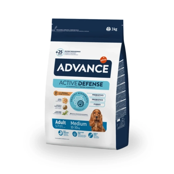 ADVANCE Medium adult hrana za pse 3kg