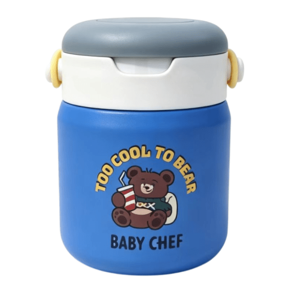 BABY CHEF termos za hranu plavi 350ml