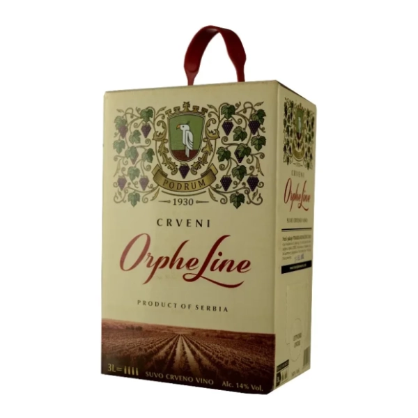 Crveno vino KOVAČEVIĆ Orfelin bag in box 3l